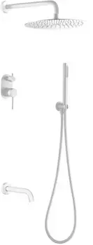 Душевой комплект Boheme Uno 464-2-MW matt white