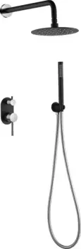 Душевой комплект Boheme Uno черный - хром