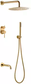 Душевой комплект Boheme Uno 464-2-MG matt gold