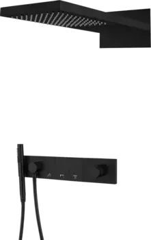 Душевой комплект Boheme Zodiac 132-B С ВНУТРЕННЕЙ ЧАСТЬЮ, black