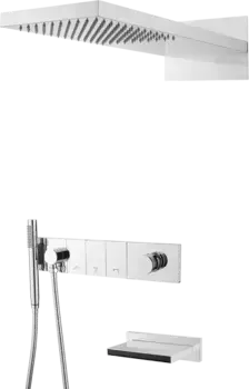 Душевой комплект Boheme Zodiac 132-2-CR С ВНУТРЕННЕЙ ЧАСТЬЮ, chrome