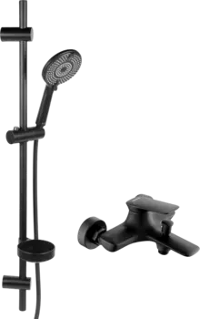 Душевой комплект BOND Circle B34-5288 матовый черный