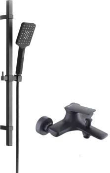 Душевой комплект BOND Cube B03-5288 черный матовый