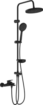 Душевой комплект BOND Cube B03-9588 черная матовая