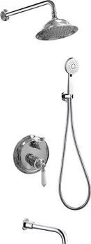 Душевой комплект Bronze de Luxe Perse NT9055-OR-3, хром