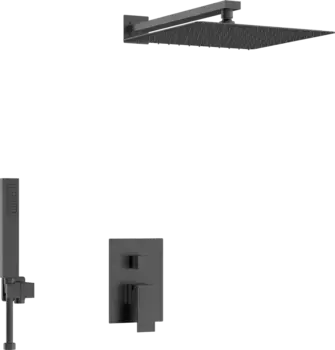 Душевой комплект D&K Bayern.Liszt черный матовый