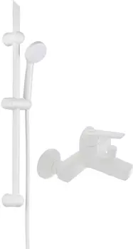 Душевой комплект DIWO Смоленск SM-05w + SM-03w белый