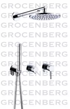Душевой комплект Grocenberg GB5090CR Хром