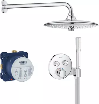 Душевой комплект Grohe Grohtherm SmartControl 34744000 С ВНУТРЕННЕЙ ЧАСТЬЮ