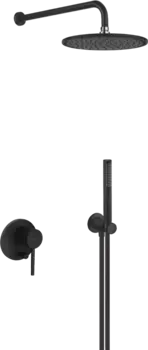 Душевой комплект Kludi Bozz 387363976 С ВНУТРЕННЕЙ ЧАСТЬЮ, черный матовый