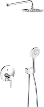 Душевой комплект Kludi Bozz 386710576 С ВНУТРЕННЕЙ ЧАСТЬЮ