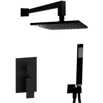 Душевой комплект Paffoni Elle черный матовый