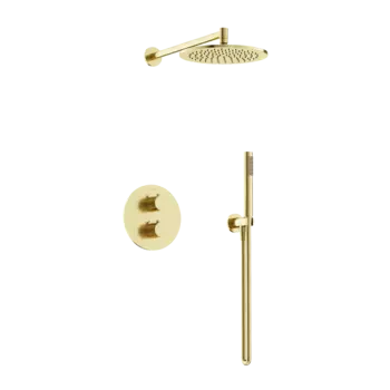 Душевой комплект Sancos Etna SC9010BG С ВНУТРЕННЕЙ ЧАСТЬЮ, брашированное золото, PVD покрытие