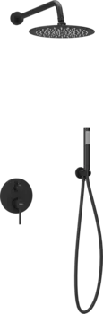 Душевой комплект Sancos Select SC3003MB черный матовый, С ВНУТРЕННЕЙ ЧАСТЬЮ