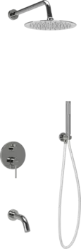 Душевой комплект Sancos Select SC3004CH хром, С ВНУТРЕННЕЙ ЧАСТЬЮ