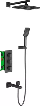 Душевой комплект Timo Petruma SX-5049/03SM черный