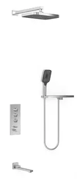 Душевой комплект Vincea с термостатом хром