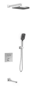 Душевой комплект Vincea с термостатом хром