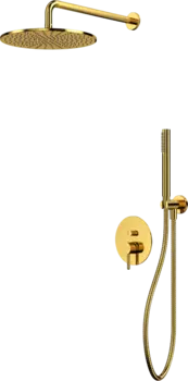 Душевой комплект WHITECROSS Y YSET04GL С ВНУТРЕННЕЙ ЧАСТЬЮ, золото