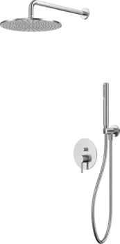 Душевой комплект WHITECROSS Y YSET04NIB С ВНУТРЕННЕЙ ЧАСТЬЮ, брашированный никель