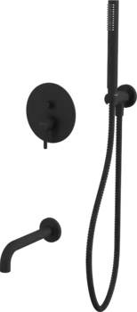 Душевой комплект WHITECROSS Y YSET06BL С ВНУТРЕННЕЙ ЧАСТЬЮ, черный
