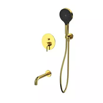 Душевой комплект WHITECROSS Y YSET06TOPGL С ВНУТРЕННЕЙ ЧАСТЬЮ, золото