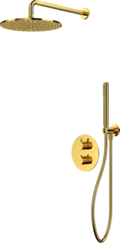 Душевой комплект WHITECROSS Y YSET08GL С ВНУТРЕННЕЙ ЧАСТЬЮ, золото