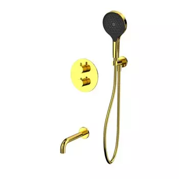 Душевой комплект WHITECROSS Y YSET10TOPGL С ВНУТРЕННЕЙ ЧАСТЬЮ, золото