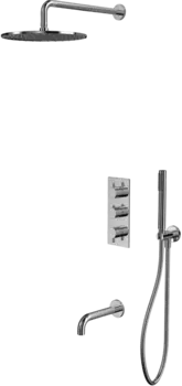 Душевой комплект WHITECROSS Y YSET11CR С ВНУТРЕННЕЙ ЧАСТЬЮ, хром