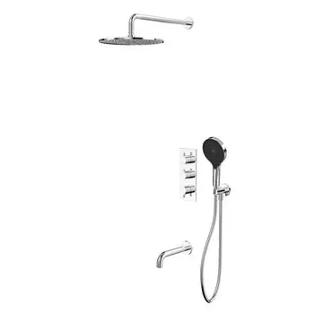 Душевой комплект WHITECROSS Y YSET11TOPCR С ВНУТРЕННЕЙ ЧАСТЬЮ, хром