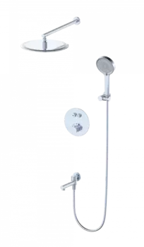 Душевой комплект Wonzon & Woghand WW-88929010-CR С ВНУТРЕННЕЙ ЧАСТЬЮ, хром
