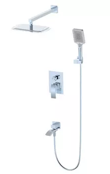 Душевой комплект Wonzon & Woghand WW-88939009A-CR С ВНУТРЕННЕЙ ЧАСТЬЮ, хром