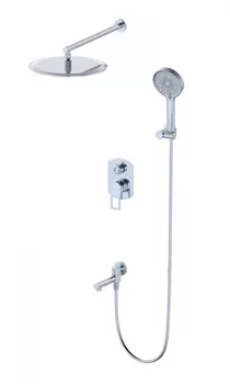 Душевой комплект Wonzon & Woghand WW-88939010-CR С ВНУТРЕННЕЙ ЧАСТЬЮ, хром