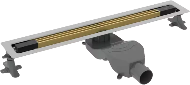 Душевой лоток Armadi Art Infinity 80 золото матовый