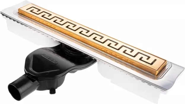 Душевой лоток Berges B1 Antik 60 золото глянцевое