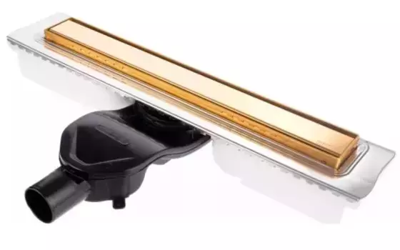 Душевой лоток Berges B1 Keramik 70 золото глянцевое