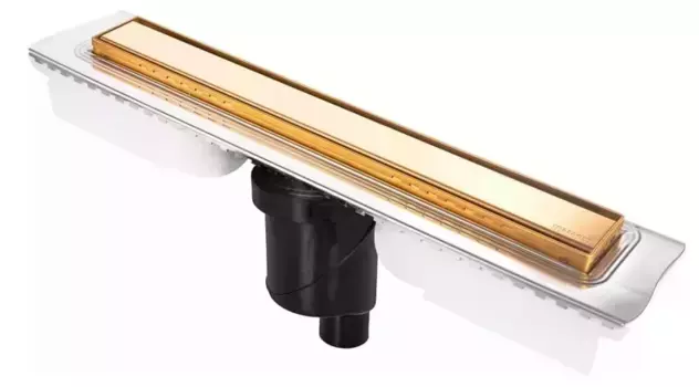 Душевой лоток Berges B1 Keramik 70 золото глянцевое