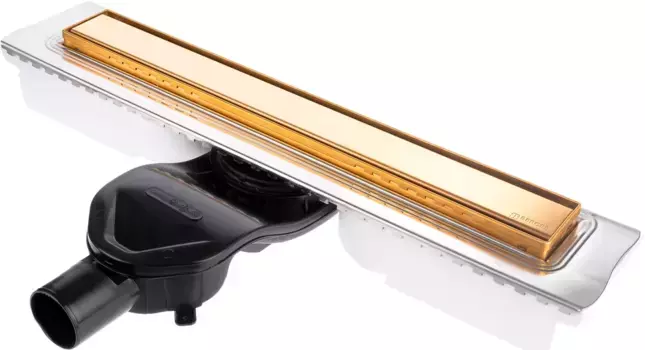 Душевой лоток Berges B1 Keramik 90 золото глянцевое