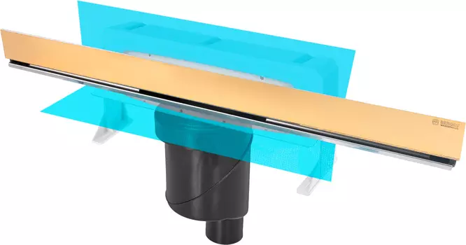 Душевой лоток Berges Wasserhaus Wall 100 см 092057