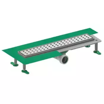 Душевой лоток Ctesi Flow Square 80 хром