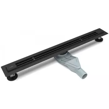 Душевой лоток Esbano Slim 80 черный матовый