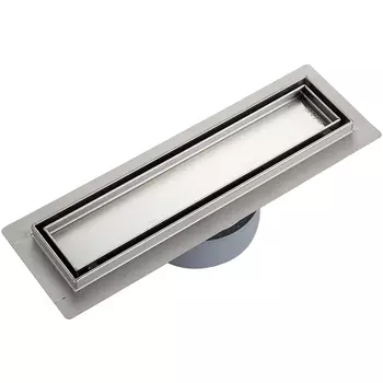 Душевой лоток Gappo хром 30 с решеткой под плитку