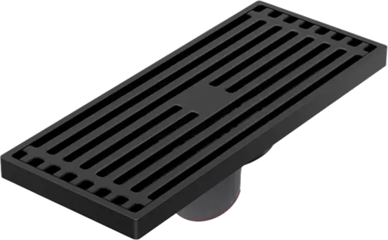 Душевой трап (лоток) Orange OT01-009b 20 см, черный