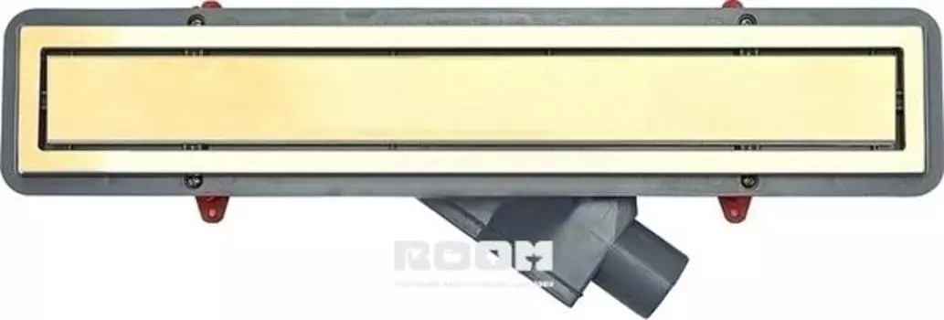 Душевой лоток Pestan Confluo Premium Line 30 с решеткой золото