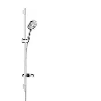 Душевой набор hansgrohe Raindance Select S 120 3jet EcoSmart 9 л/мин со штангой 90 см и мыльницей 26633000