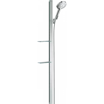 Душевой набор Hansgrohe Raindance Select S 120 3jet со штангой 150 см и мыльницей, хром 27646000