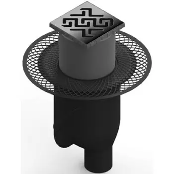 Душевой трап Berges Platz Antik 091061, 15x15 см, хром