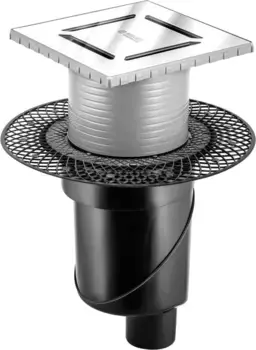 Душевой трап Berges Platz Norma 091059, 15x15 см, хром