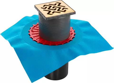 Душевой трап Berges Wasserhaus Zentrum Antik 15 см 092465