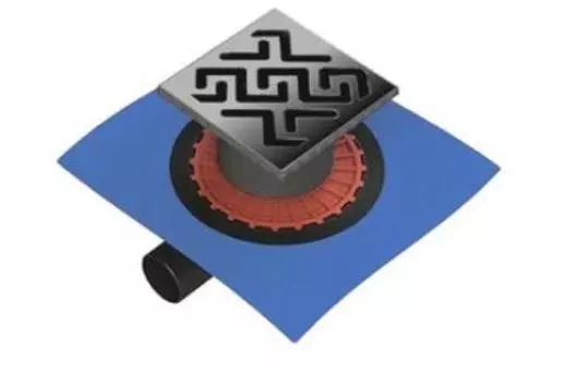 Душевой трап Berges Zentrum Antik 091365, 15х15 см, хром глянец